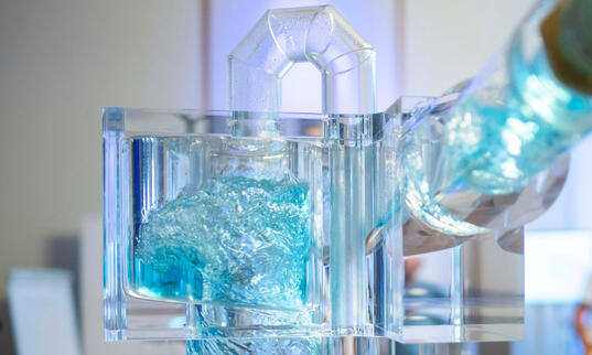 Wirbelfallschachtmodell