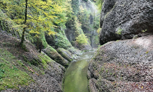 Filmaufnahmen im Räbloch...